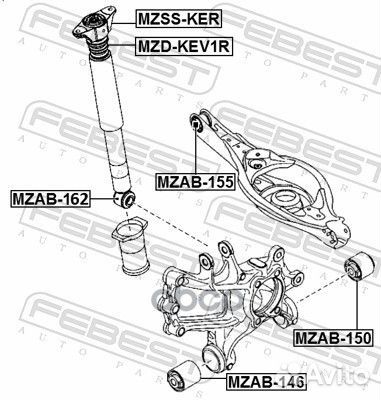 Опора задн амортизатора mazda CX-5 KE 2011-2012