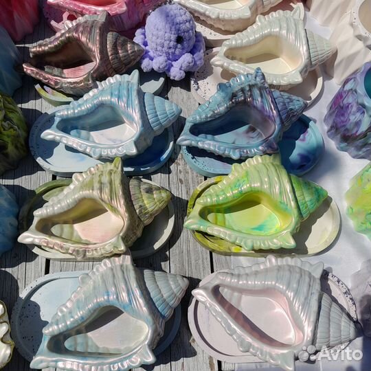 Ракушка Морская из гипса