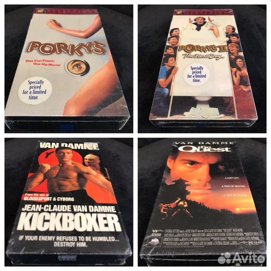 Оригиналы VHS с Фильмами мультфильмами музыкой