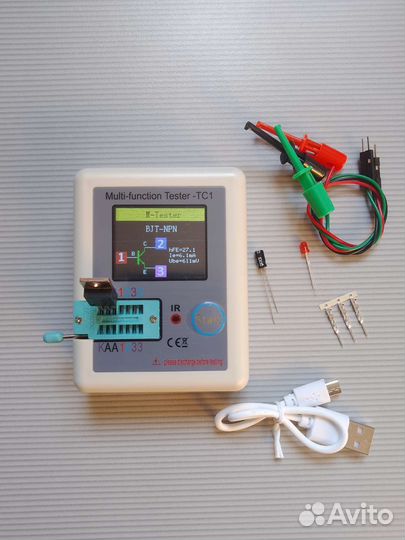 Тестер компонентов тс-1 (esr-метр)