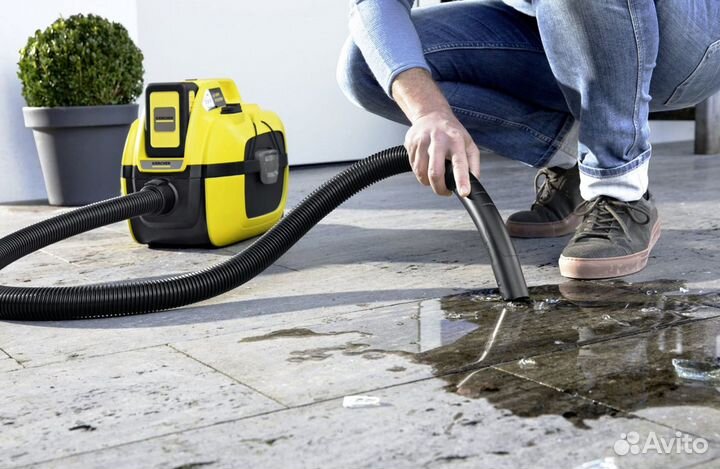 Пылесос беспроводной Karcher WD 1 новый