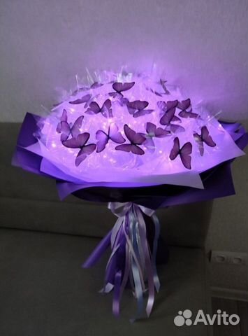 Светящиеся букет из бабочек объявление продам
