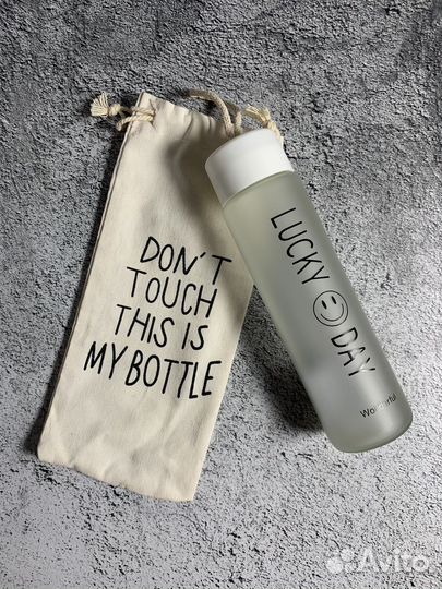 Бутылка для воды стекло