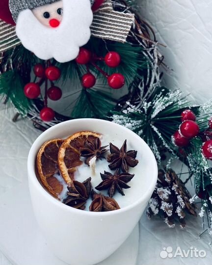 Свечи из воска ручной работы