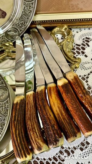 Ножи с роговой ручкой. Франция