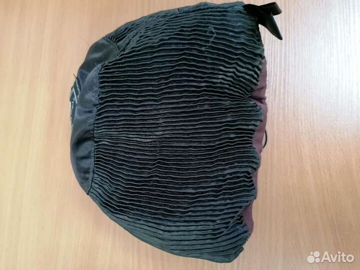 Берет норковый коричневый 55 размер