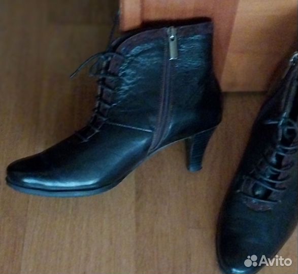 Полусапожки женские зимние 37