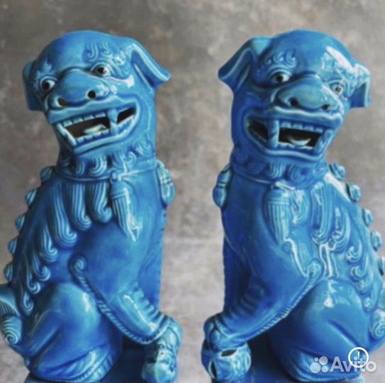 Собачки фу Керамика Винтаж