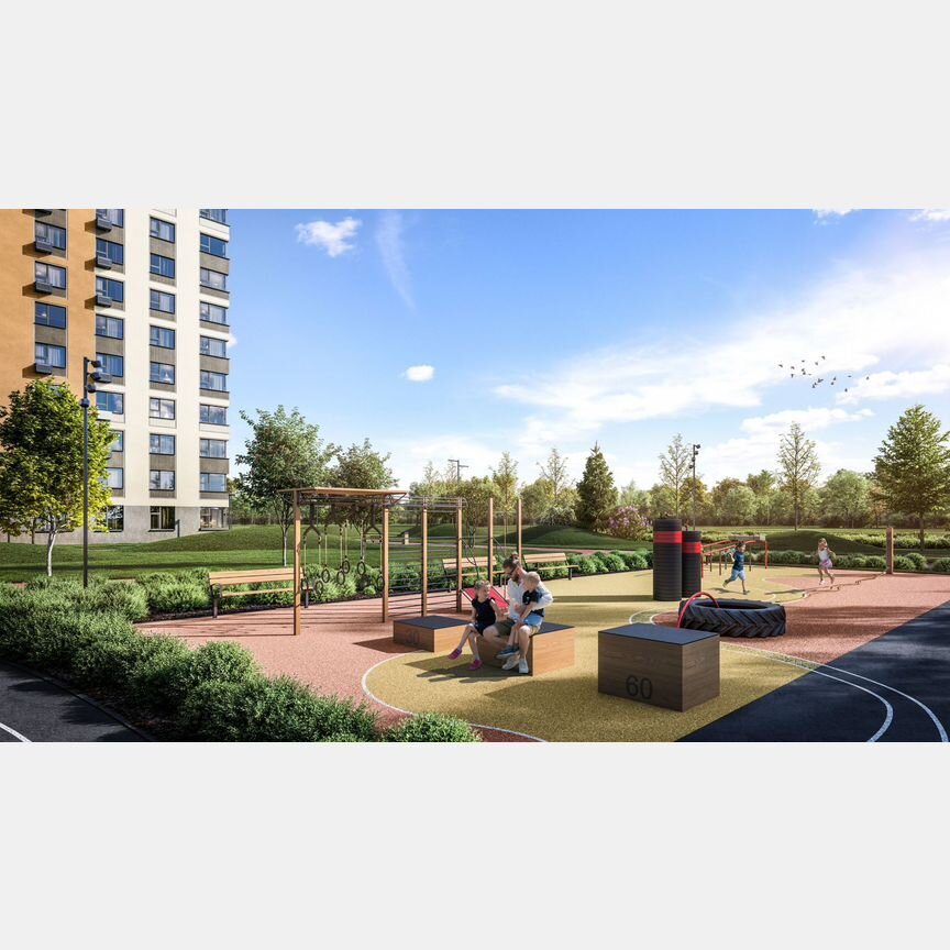 2-к. квартира, 46,4 м², 6/9 эт.
