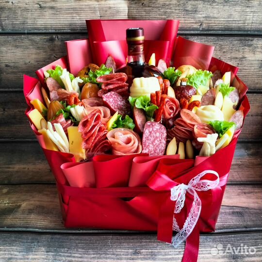 Съедобный мужской букет к празднику