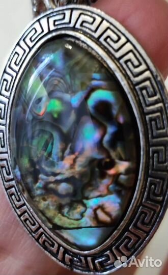 Комплект украшений с перламутром Гелиотис