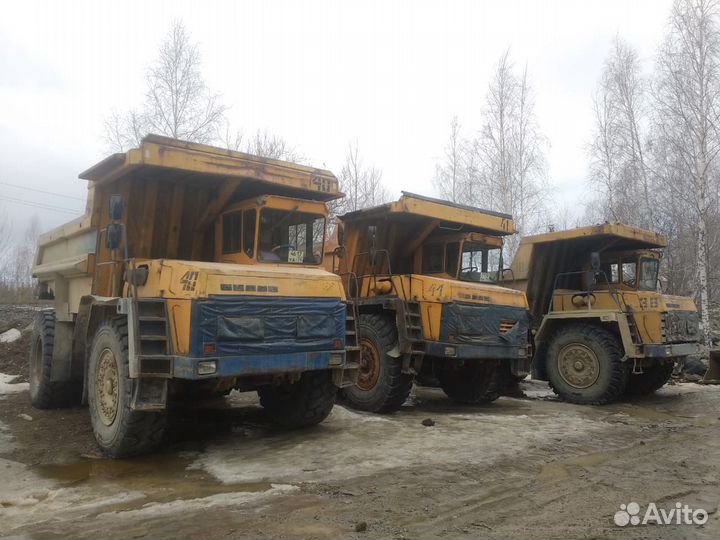 Аренда карьерного самосвала Белаз 7547 (6шт.)