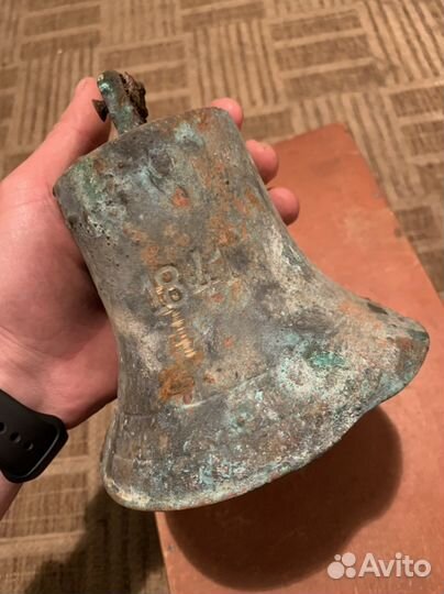 Колокол рында антикварный 1841год