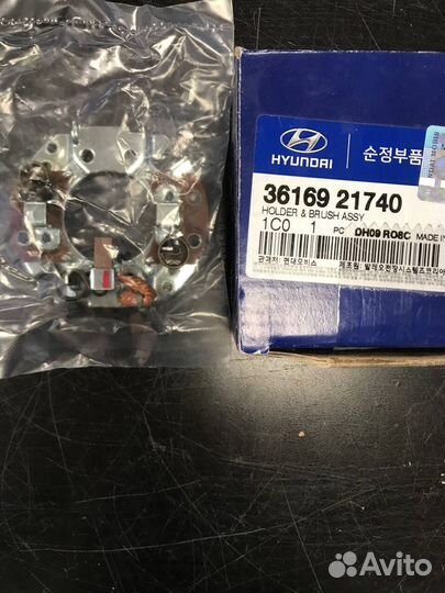 Узел щеточный стартера hyundai accent (2000)