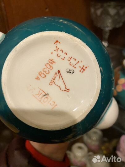 Чайный сервиз дулево золотой виноград