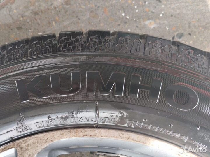 Колёса+диски 4 шт липучка зима Kumho