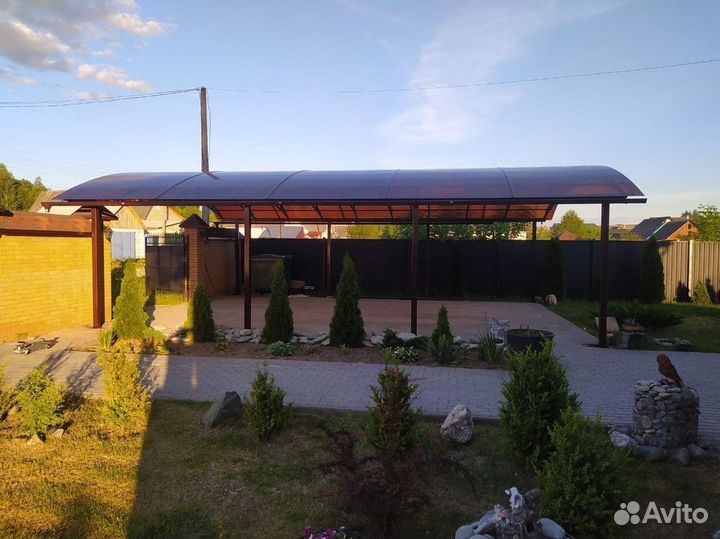 Навесы для автомобиля. Автонавес. Козырьки навесы