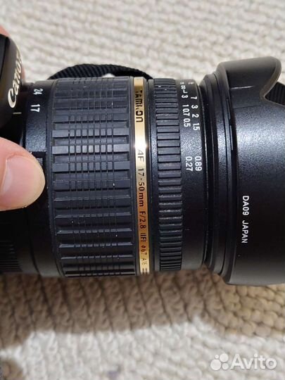 Зеркальный фотоаппарат Canon 600d + tamron 17-50