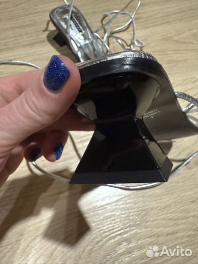 Босоножки серебро topshop 37 новые