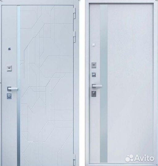 Дверь входная Белая решение для пик шумо-изоляция