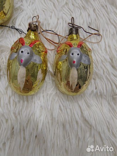 Елочные игрушки СССР