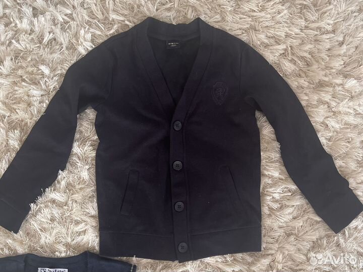 Школьные брюки, жилетка, рубашки и кардиган