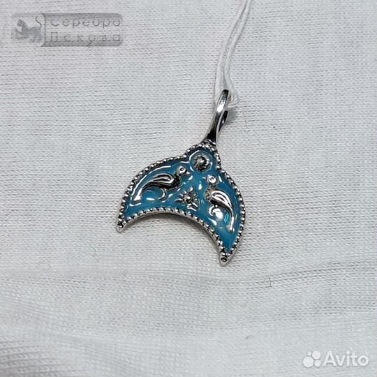 Лунница серебро