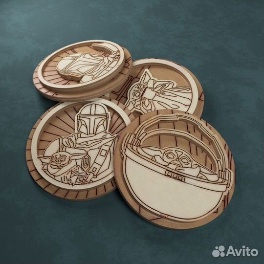 Деревянные магниты