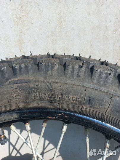 Новое колесо мотоцикла Урал