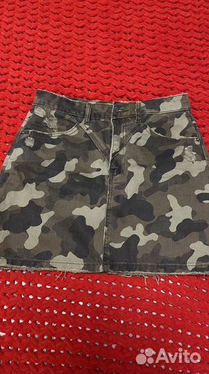 Юбка хаки бу s