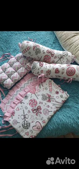 Бортики в детскую кроватку