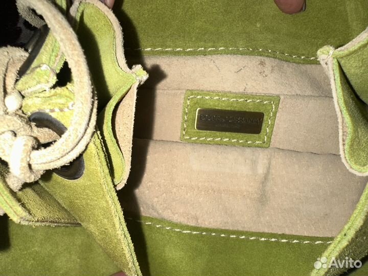 Сумка dolce gabbana винтаж замшевая