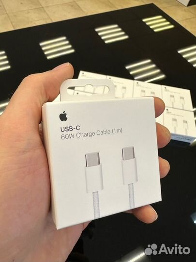 Новый Кабель Apple USB-C 60W оригинал 1 метр Новый