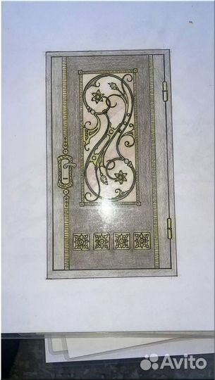 Ворота художественная ковка