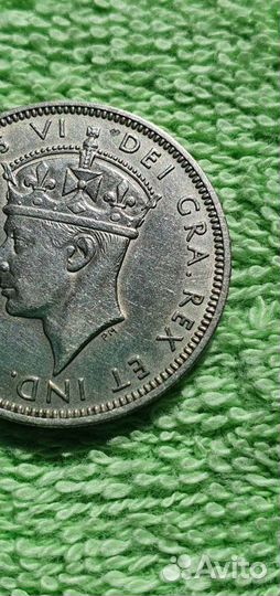 2 шиллинга 1947 год Кипр - колония Великобритании