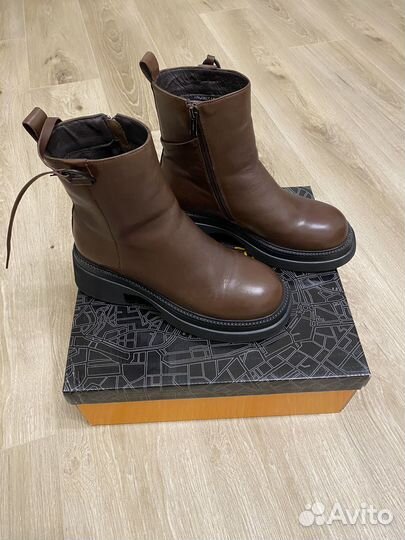 Полусапоги натуральная кожа