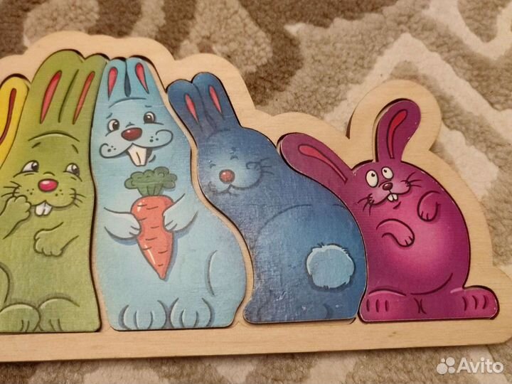 Рамка-вкладыш Зайчики