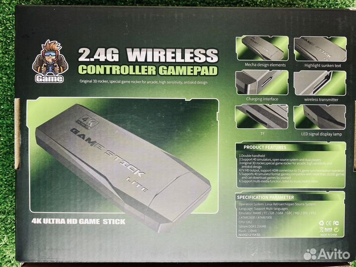 Игровая приставка 2,4 g wireless controller 64 гб