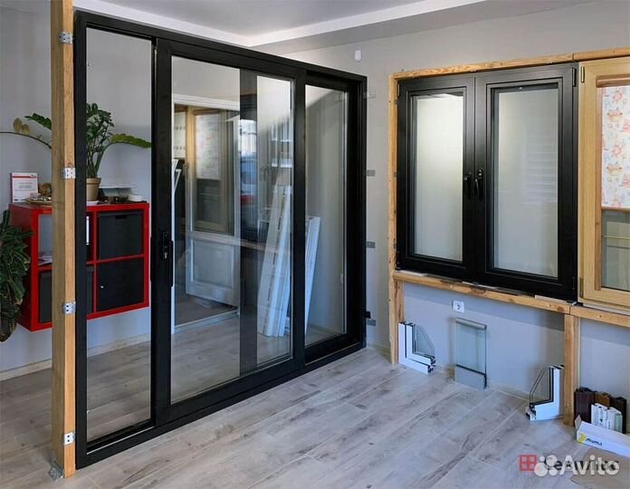 Алюминиевые окна раздвижные