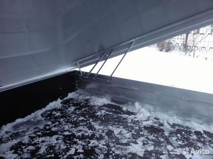 Автоприцеп капсула 3,5х2 для двух снегоходов 2 оси