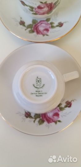 Кофейный сервиз гдр, Ильменау. Винтаж