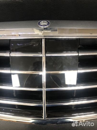 Решетка радиатора w222 камера и дистроник