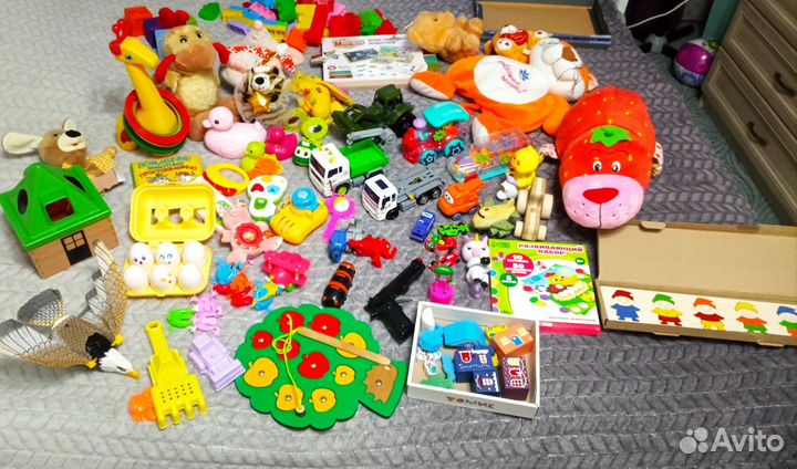 Большой пакет развивающих игрушек