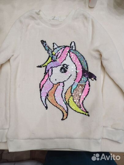 Свитшот для девочки 122-128
