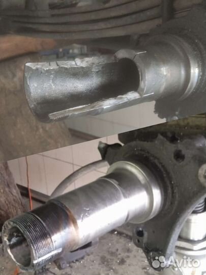 Восстановление резьб и посадок на осях без снятия