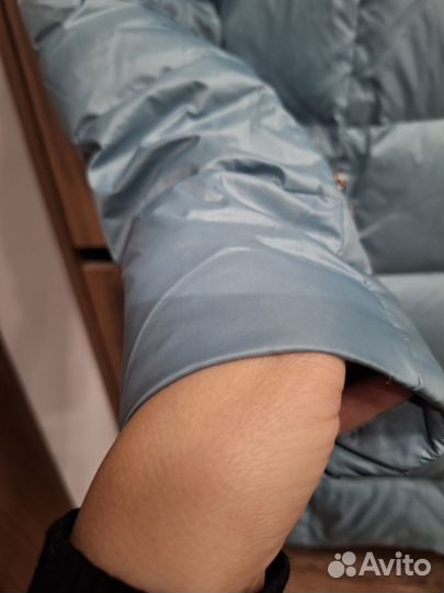 Мятный пуховик Odri Mio 42 размера