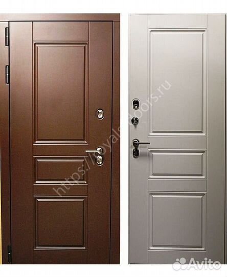 Входная металлическая дверь с терморазрывом