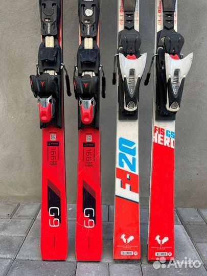 Лыжи горные спортцех GS atomic FIS, rossignol FIS