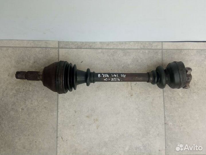 Полуось передняя левая (приводной вал, шрус) Peuge