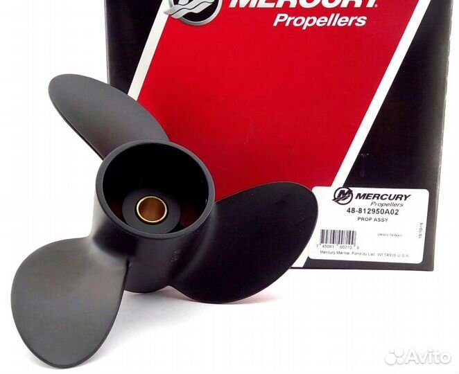 Гребной винт mercury 4-6, 3x7-3/4x8